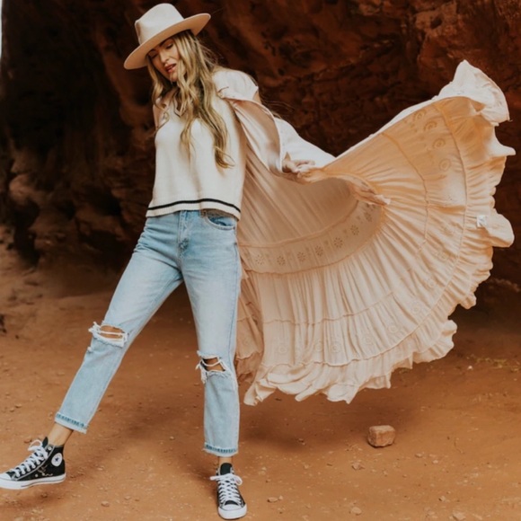 NWT Free People Pretty Cozy Maxi Dress Boho - Picture 9 of 15